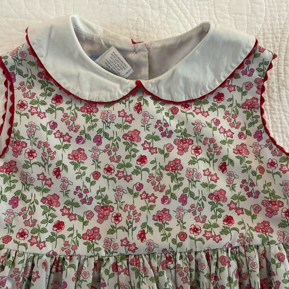 Peter Pan Collar Bella Bliss Floral Dress girls size 6 EUC - Picture 3 of 5